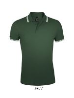 SOL'S PASADENA MEN - POLO SHIRT Forest Green/White