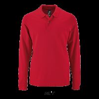 SOL'S PERFECT LSL MEN - LONG-SLEEVE PIQUÉ POLO SHIRT Red