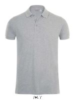 SOL'S PHOENIX MEN - COTTON-ELASTANE POLO SHIRT Grey Melange