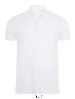 SOL'S PHOENIX MEN - COTTON-ELASTANE POLO SHIRT White