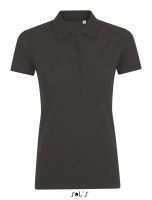 SOL'S PHOENIX WOMEN - COTTON-ELASTANE POLO SHIRT Charcoal Melange