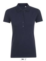 SOL'S PHOENIX WOMEN - COTTON-ELASTANE POLO SHIRT French Navy