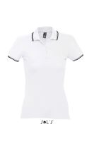 SOL'S PRACTICE WOMEN - POLO SHIRT White/Navy