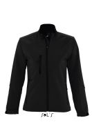 SOL'S ROXY - WOMEN'S SOFTSHELL ZIPPED JACKET Black