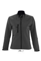 SOL'S ROXY - WOMEN'S SOFTSHELL ZIPPED JACKET Charcoal Grey