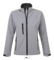 SOL'S ROXY - WOMEN'S SOFTSHELL ZIPPED JACKET Grey Melange