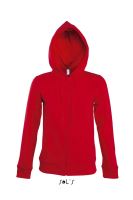 SOL'S SEVEN WOMEN - JACKET WITH LINED HOOD Red