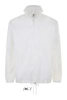 SOL'S SHIFT - UNISEX WATER REPELLENT WINDBREAKER White