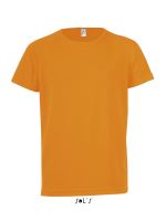 SOL'S SPORTY KIDS - RAGLAN-SLEEVED T-SHIRT Neon Orange