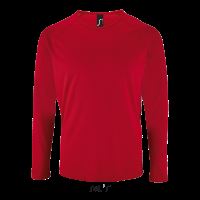 SOL'S SPORTY LSL MEN - LONG-SLEEVE SPORTS T-SHIRT Red