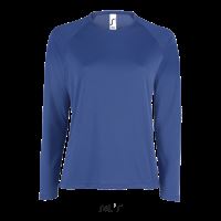 SOL'S SPORTY LSL WOMEN - LONG SLEEVE SPORTS T-SHIRT Royal Blue