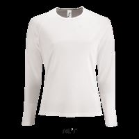 SOL'S SPORTY LSL WOMEN - LONG SLEEVE SPORTS T-SHIRT White