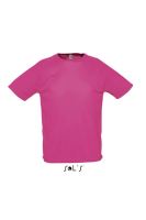 SOL'S SPORTY - RAGLAN SLEEVED T-SHIRT Neon Pink 2