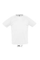 SOL'S SPORTY - RAGLAN SLEEVED T-SHIRT White