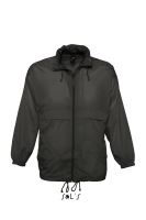 SOL'S SURF - UNISEX WATER REPELLENT WINDBREAKER Black