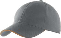 SPORTS CAP Grey/Orange