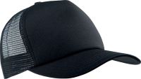 TRUCKER MESH CAP - 5 PANELS Black