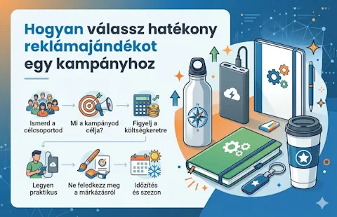 Hogyan válassz hatékony reklámajándékot egy kampányhoz