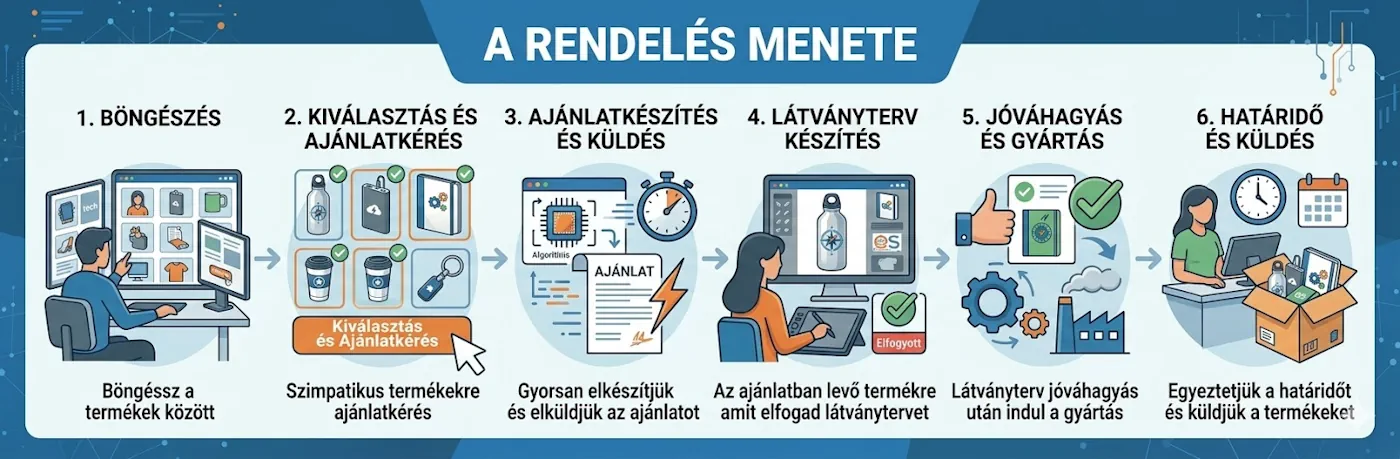 promogyar.hu reklámajándék rendelés menete