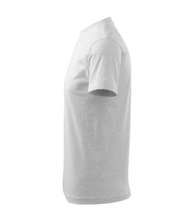 Classic Póló unisex világosszürke melírozott 