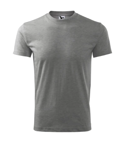 Classic Póló unisex sötétszürke melírozott 