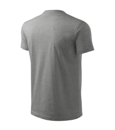 Classic Póló unisex sötétszürke melírozott 