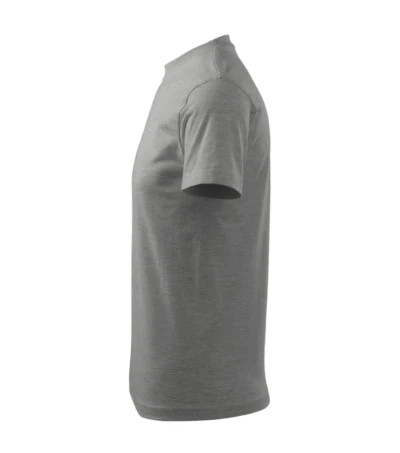 Classic Póló unisex sötétszürke melírozott 