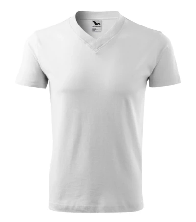V-neck Póló unisex fehér 