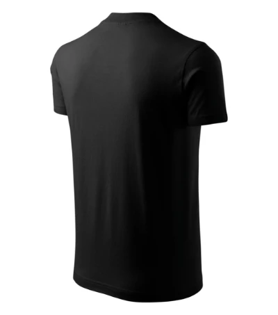 V-neck Póló unisex fekete 