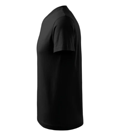 V-neck Póló unisex fekete 