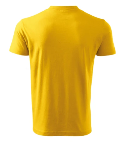 V-neck Póló unisex sárga 