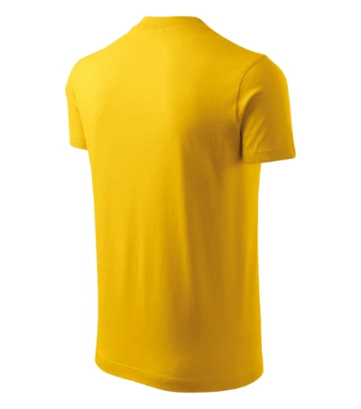 V-neck Póló unisex sárga 