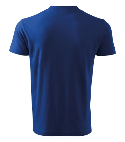 V-neck Póló unisex királykék 