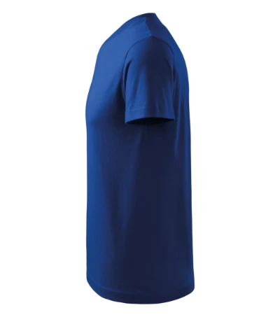 V-neck Póló unisex királykék 
