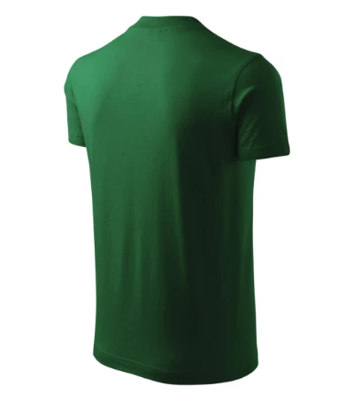 V-neck Póló unisex üvegzöld 