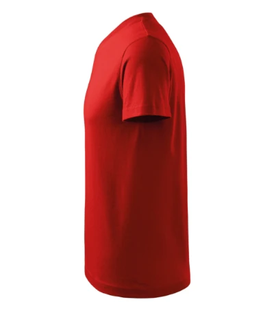 V-neck Póló unisex piros 