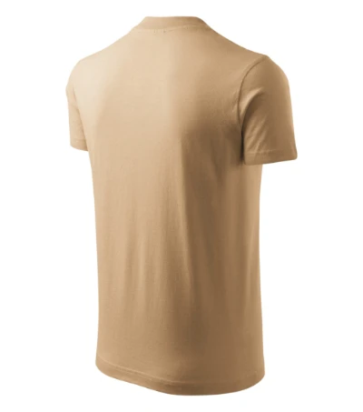 V-neck Póló unisex homok 