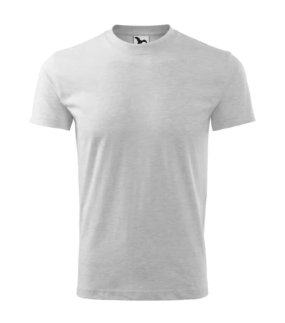 Heavy Póló unisex világosszürke melírozott 