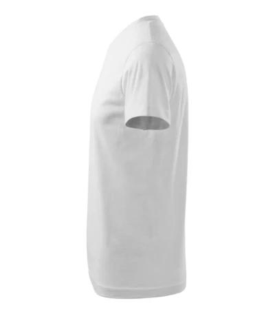 Heavy V-neck Póló unisex fehér 