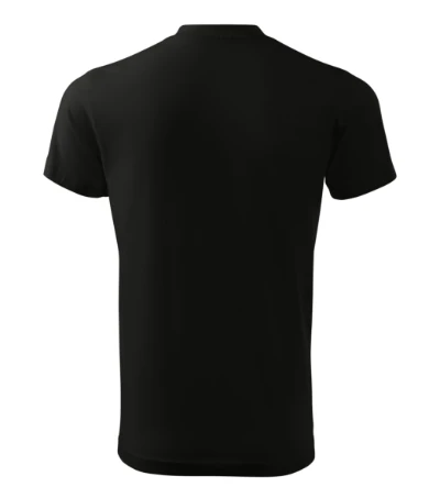 Heavy V-neck Póló unisex fekete 