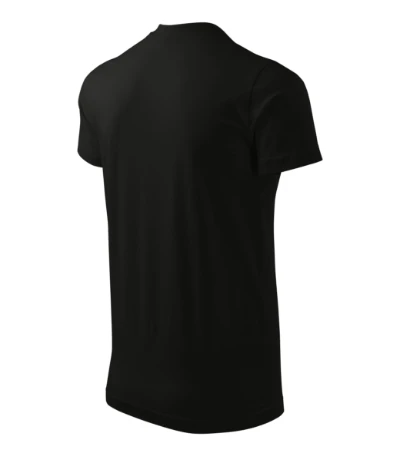 Heavy V-neck Póló unisex fekete 