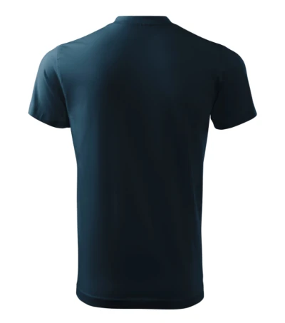Heavy V-neck Póló unisex tengerészkék 