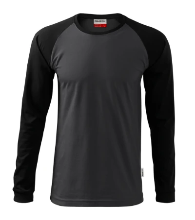 Street LS Póló unisex ébenszürke 