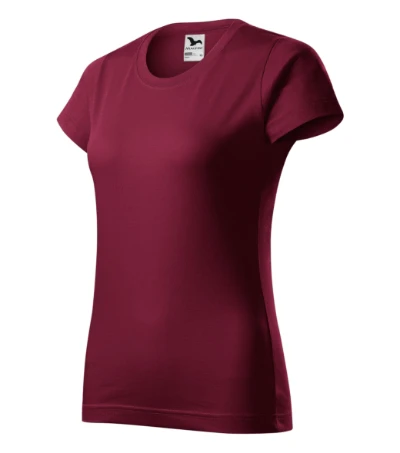 Basic Póló női garnet 
