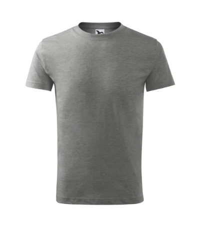 Classic New Póló gyerek sötétszürke melírozott 