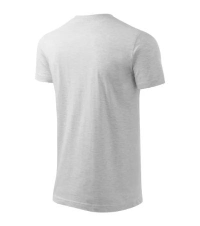 Heavy New Póló unisex világosszürke melírozott 