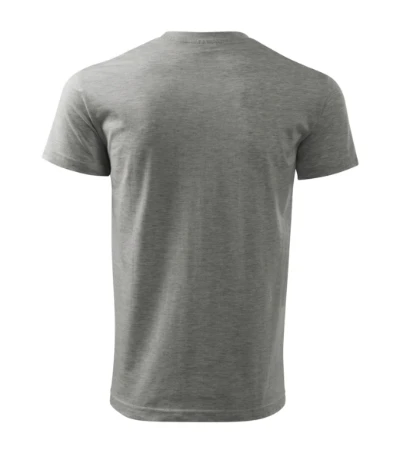 Heavy New Póló unisex sötétszürke melírozott 