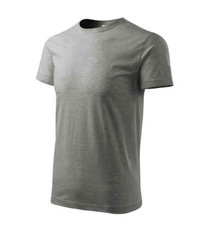 Heavy New Póló unisex sötétszürke melírozott 