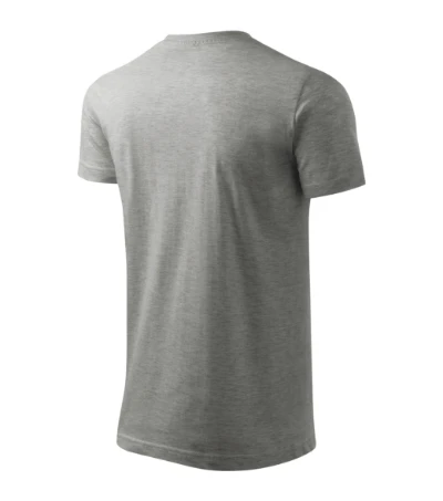 Heavy New Póló unisex sötétszürke melírozott 