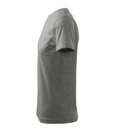 Heavy New Póló unisex sötétszürke melírozott 